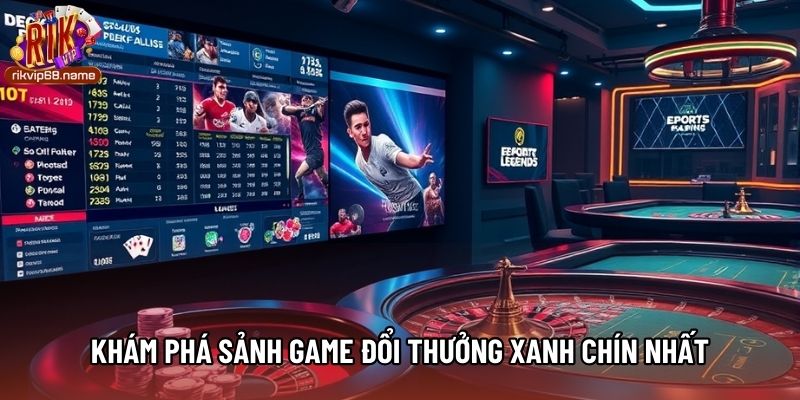 Khám phá sảnh game đổi thưởng xanh chín nhất